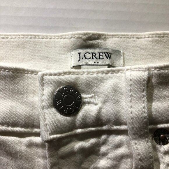 J. Crew White Stretch Skinny Jeans size 24 - Picture 2 of 9